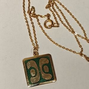Mid-century Modern De Passille Sylvestre Enamel Pendant Necklace